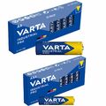 VARTA Industrial PRO Batterien Mignon AA LR06 I Micro AAA LR03 Alkaline 1,5V 