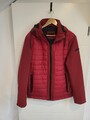 Bugatti Herren Steppjacke–Flexcity, Wasserabweisend, Kapuze, Grün, 50, Warm NEU