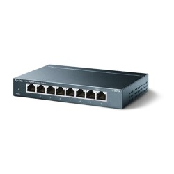 TP-Link TL-SG108 8-Port Gigabit Netzwerk Switch (Plug-and-Play  8* RJ-45 LAN)