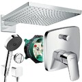 Hansgrohe Unterputz Duscharmatur Logis Regendusche Raindance Kopfbrause Set ibox