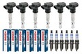 6x KAMOKA Zündspule +6x BOSCH Zündkerze für BMW 3er Compact E46 316 TI 318 318i