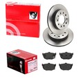 brembo BREMSSCHEIBEN 258mm + BELÄGE HINTEN passend für HYUNDAI COUPE GK