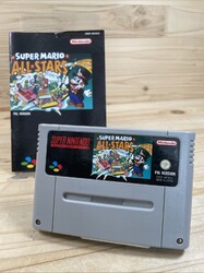 SNES Spiel • Super Mario All Stars • Super Nintendo • Modul mit Anleitung #M5