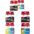 Canon 540/541 & 540XL/541XL Schwarz & Tricolor Druckerpatrone für Pixma MG2150