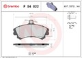 BREMBO Bremsbelagsatz, Scheibenbremse Vorderachse u.a. für MITSUBISHI, PROTON
