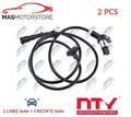 ABS SENSOR DREHZAHLFÜHLER PAAR HINTEN NTY HCA-VW-020 2PCS V FÜR SEAT TOLEDO