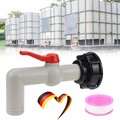 Auslaufhahn IBC Tank Adapter IBC Tank Ablasshahn Auslassventil Kugelauslaufhahn