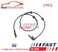 ABS SENSOR DREHZAHLFÜHLER PAAR HINTEN FAST FT80598 2PCS P FÜR NISSAN NV400