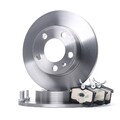 RIDEX Bremsenset Hinten Bremsscheiben Beläge Satz für VW POLO (9N) BORA 230,0mm