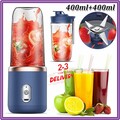 400ml +400ml USB Tragbarer Mixer Smoothie Maker Blender Elektrischer Saftmixer