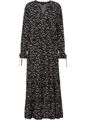 Kleid aus nachhaltiger Viskose Gr. 48 Schwarz Damen-Dress Maxikleid Neu*