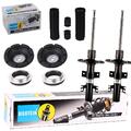 2x BILSTEIN B4 STOSSDÄMPFER + DOMLAGER VORNE für VW T5 TRANSPORTER MULTIVAN BUS