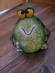 Spardose Keramik Frosch Gebraucht Guter Zustand
