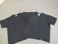 2x Polo Club Herren Kurzarm T-Shirt  Gr. L V-Ausschnitt Basic Shirt Schwarz