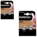 2x Duracell Knopfzelle Lithium CR2032 DL2032 3V Batterien 2er Blister