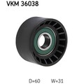 Umlenk-/Führungsrolle Keilrippenriemen SKF VKM 36038 für Opel Volvo Renault V40