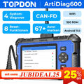 TOPDON AD600 Profi Auto OBD2 Diagnosegerät KFZ Scanner 8 Funktionen Reset TPMS
