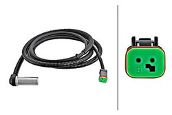 HELLA Raddrehzahl Sensor Hinterachse Für SCANIA 4 - Series 95-08 1428454