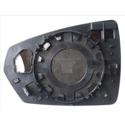 ORIGINAL® Tyc Spiegelglas, Außenspiegel Links passend für VW POLO VI Audi A1