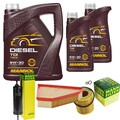 Motor-Öl 7L MANNOL Diesel TDI 5W-30+MANN-FILTER für BMW 3er Touring E91 325i