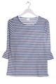 REKEN MAAR Schlupf-Bluse Damen Bluse Gr. DE 40 blau-weiß-schwarz Casual-Look