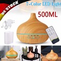 500ML Ultraschall Luftbefeuchter Aroma Diffuser Diffusor Humidifier 7 LED Licht