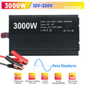 3000W Spannungswandler DC 12V auf AC 220V Wechselrichter Inverter USB Trip DE