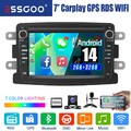 7" Carplay Für Renault Dacia Duster Dokker Autoradio Android 14 32G KAM GPS NAVI