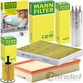 MANN FILTER INSPEKTIONSPAKET passend für VW T5 BUS MULTIVAN  KASTEN 1.9+2.5 TDI
