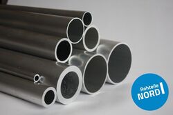 Aluminium Rohr 50x2,5 mm AlMgSi0,5 Aluprofil Alu Rohre Rundrohr Pipe Modellbau