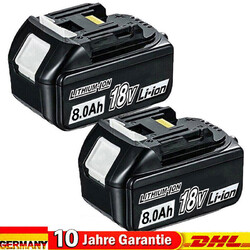 2X 18V/8,0Ah für Makita Akku BL1860B-2er Set-197422-4 BL1850B BL1830B BL1860 DHL