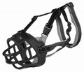 Trixie Maulkorb Muzzle Flex, Größe M, aus Silikon/Nylon/Neopren