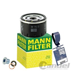MANN FILTER ÖLFILTERWECHSELKIT passend für RENAULT KANGOO CLIO NISSAN KUBISTAR