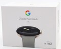 Google Pixel Watch LTE Champagne Gold mit Sportarmband Hazel Smartwatch