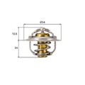 Thermostat Kühlmittel Mahle TX 212 82D Behr für Audi für Seat für Skoda für VW