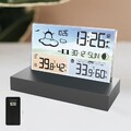Wetterstation Digital Funk Thermometer Hygrometer mit Farbdisplay Außen Sensor