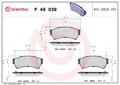 Bremsbelagsatz Scheibenbremse PRIME BREMBO P 49 039 für MAZDA GH Sport MZR GHEFP