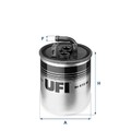 UFI Kraftstofffilter 24.416.00 für MERCEDES-BENZ