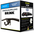 Abnehmbare Anhängerkupplung für VW Golf VII 08.2012-03.2021 Typ 5G1 Brink NEU