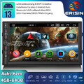 Doppel Din 8-Kern 64GB Android 13 Autoradio Navi GPS DAB+ CarPlay OBD2 WiFi DTV