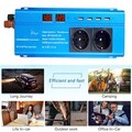 Mehrfachsteckdose 3000W Wechselrichter Reiner Sinus für DC 12V auf AC 110V