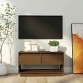 TV Schrank Fernsehtisch Lowboard HiFi Fernsehschrank Massivholz Kiefer vidaXL