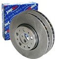 2X JAPKO BREMSSCHEIBEN VORNE 286mm AUßENBELÜFTET PASSEND FÜR VOLVO S60 S80 V70