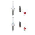 2x NGK 95929 Zündkerze für VW Golf VIII Skoda Octavia IV Seat Ibiza V Audi Q3