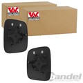 2x VAN WEZEL SPIEGELGLAS BEHEIZBAR passend für VW CADDY MULTIVAN TRANSPORTER