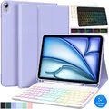 Beleuchtete Tastatur Hülle mit Stifthalter Für iPad 10/9/8/7th Air 6 5 4 Pro 11