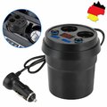 KFZ Zigarettenanzünder Verteiler 2-Fach Auto Ladegerät Adapter 2 USB Steckdose