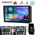 32GB Autoradio Android 15 ChatGPT Für Ford C-Max Focus II Kuga Fiesta Galaxy GPS