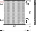 DENSO Kondensator, Klimaanlage DCN20041 für OPEL