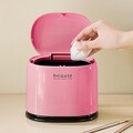 Desktop-Mülleimer Schreibtisch-Mülleimer mit Deckel Papierkorb für